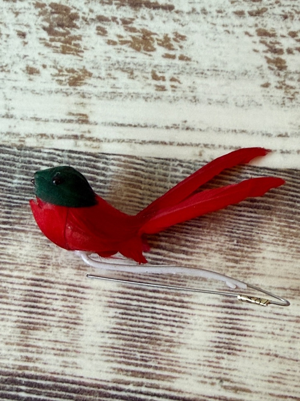 PLEASANT COMPANY American Girl Today HOLIDAY ORNAMENTS - RED Bird for Tree Only